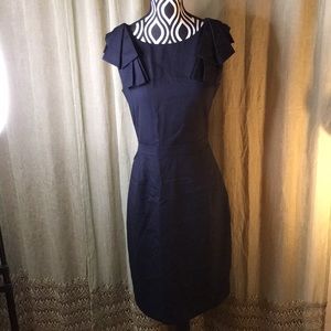 J Crew Shift Party Black Dress